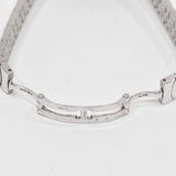 稼働 腕時計 Cartier カルティエ ベニュワール 750 クォーツ シルバー色文字盤 ケース 2026.6月電池 H23720