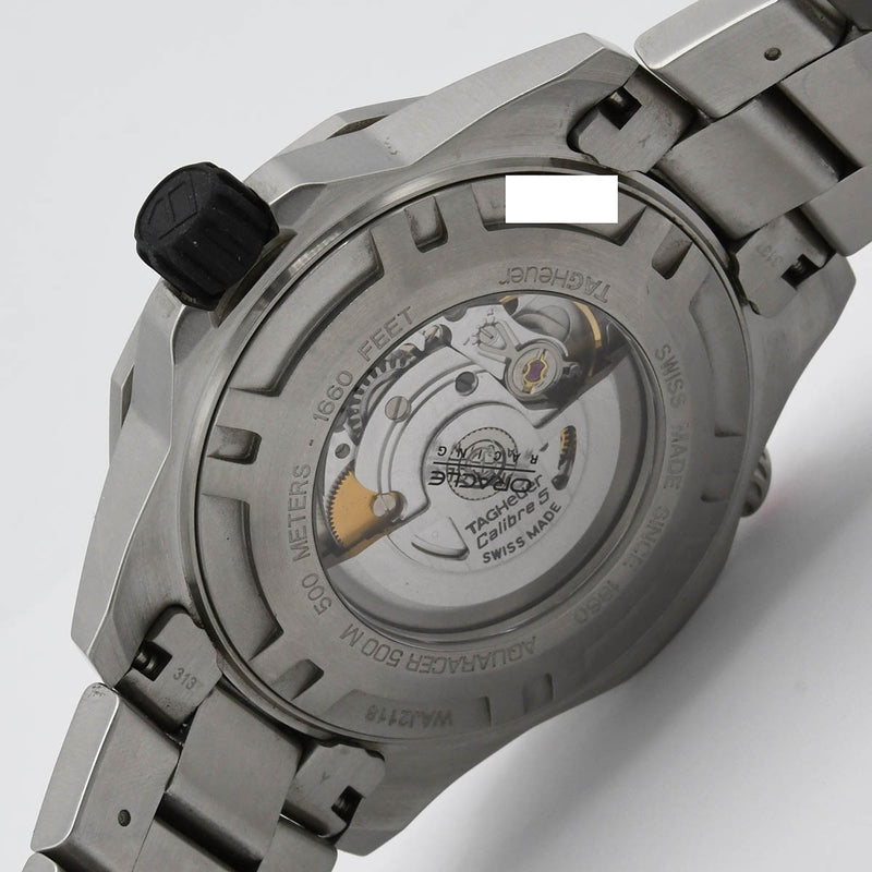 稼働 腕時計 TAG HEUER タグ・ホイヤー アクアレーサー アメリカズカップ記念モデル WAJ2118 自動巻き ケース劣化 22k1-1