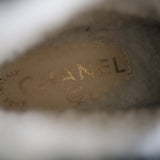 CHANEL シャネル ブーツ G35342 ムートンスノーブーツ 36 ブラック 箱 26k894-12