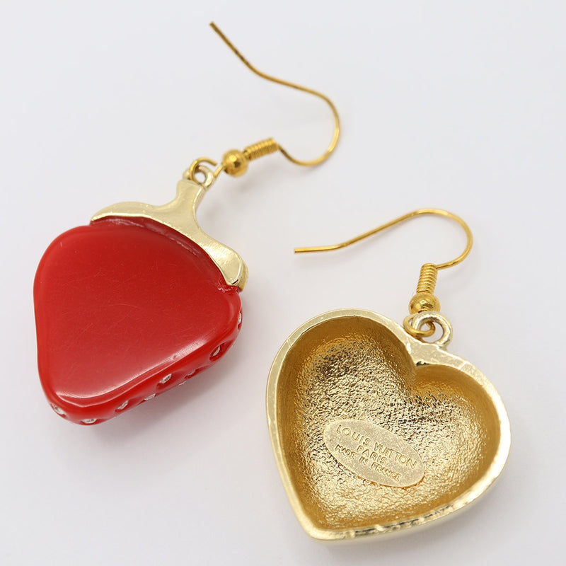 LOUIS VUITTON ルイヴィトン LV M64922 ピアス ブークル ドレイユ フレーズ いちご アクセサリー 24s1126-1