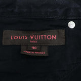 LOUIS VUITTON ルイヴィトン グラフィティ ジーンズ ブラック サイズ40 メンズ パンツ 26k303-12