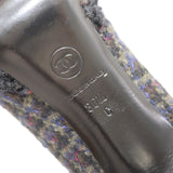 CHANEL シャネル ヒール パンプス A G27495 ツイード 36 1/2 ブラック マルチカラー 靴 レディース H24146