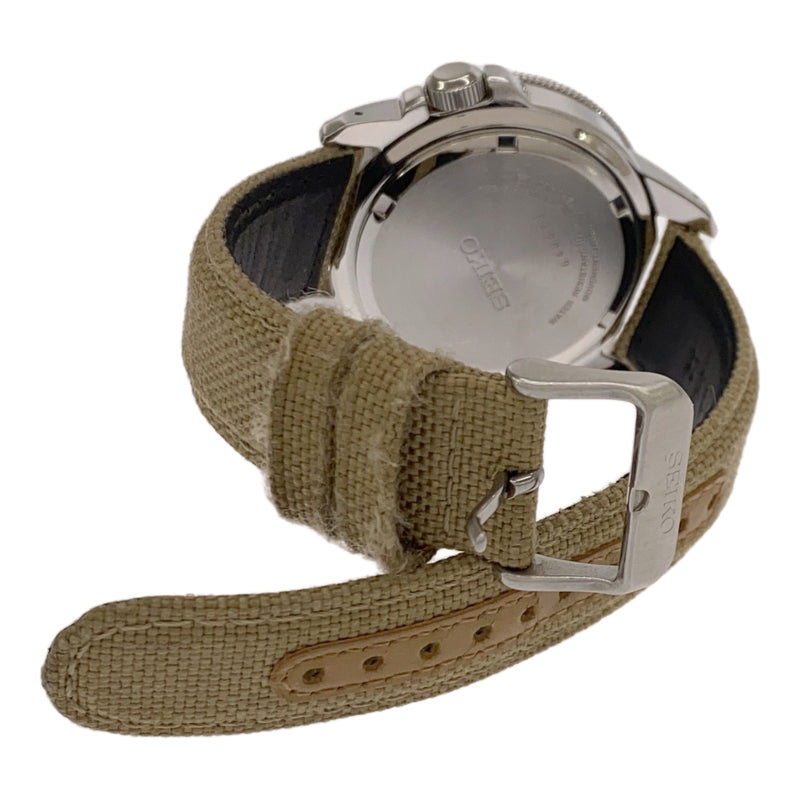 腕時計 稼働 SEIKO セイコー PROSPEX SSC293P1 ソーラー ミリタリー クロノグラフ メンズ  黒色文字盤 19S602-1