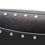 COACH コーチ アコーディオンジップウォレット・リベット CU707 グラブタンレザー ラウンドファスナー 長財布 ブラック H17415