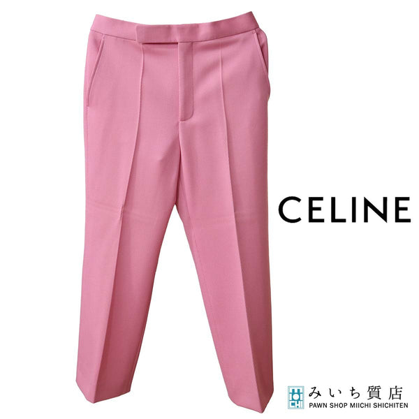 CELINE セリーヌ ズボン パンツ ピンク 21S03/265A サイズ40 ボトムス 服 レディース 25k943-3