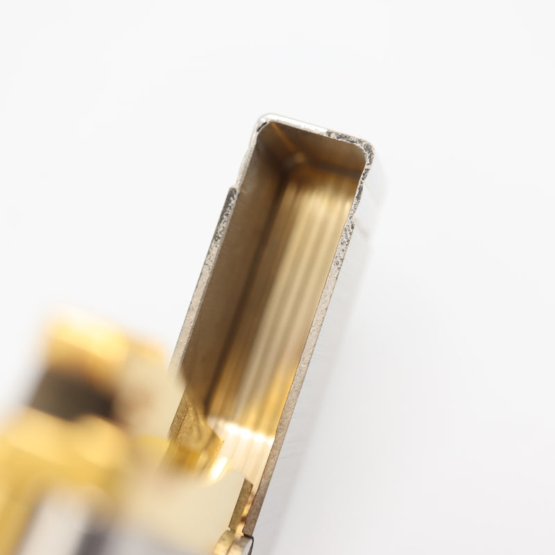 S.T.Dupont デュポン ガスライター メルキュール シルバー色×ゴールド色 喫煙具 着火未確認 ケース有 H7291