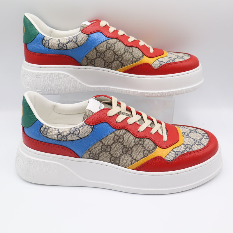 未使用 GUCCI グッチ スニーカー 726828 12 31cm ローカットスニーカー GG マルチカラ－メンズ 靴 25k813-4-2