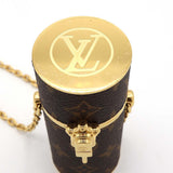 LOUIS VUITTON ルイヴィトン LV リップスティックケース モノグラム MP2406 ペンダント チェーン 19K362-250