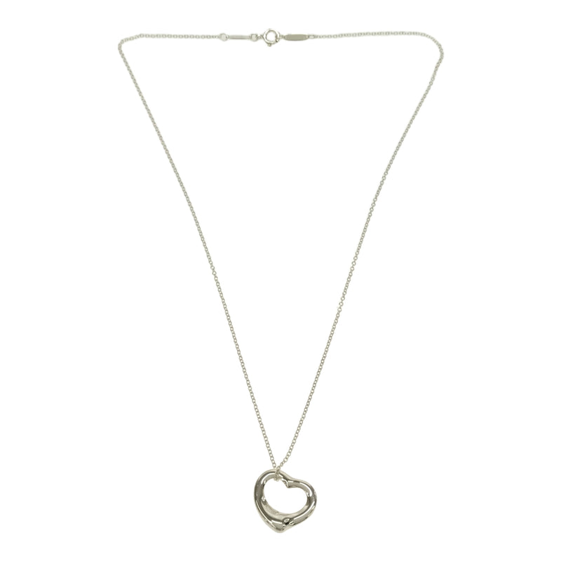 TIFFANY＆Co. ティファニー オープンハート ネックレス 約16mm ペンダント シルバー Ag925 約3.2g アクセサリー 24k1071-1