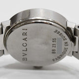 腕時計 稼働 BVLGARI ブルガリ ブルガリブルガリ BB23SS クォーツ 黒文字盤 H23048