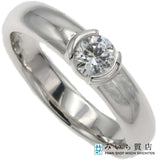 仕上げ済 TIFFANY&Co. ティファニー リング ドッツ Pt950 D0.35 7.8g 約11.5号 ジュエリー 箱 ◆ H19200