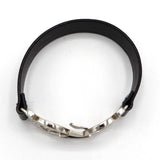 Salvatore Ferragamo フェラガモ ガンチーニ ブレスレット レザー バングル ブラック アクセサリー H20855