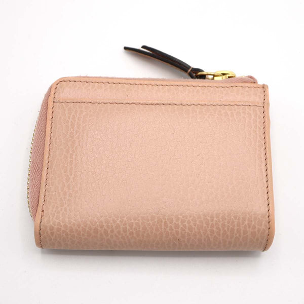 GUCCI グッチ GG マーモント L字 ジップアラウンド 財布 ジップウォレット ピンク カードケース H21010
