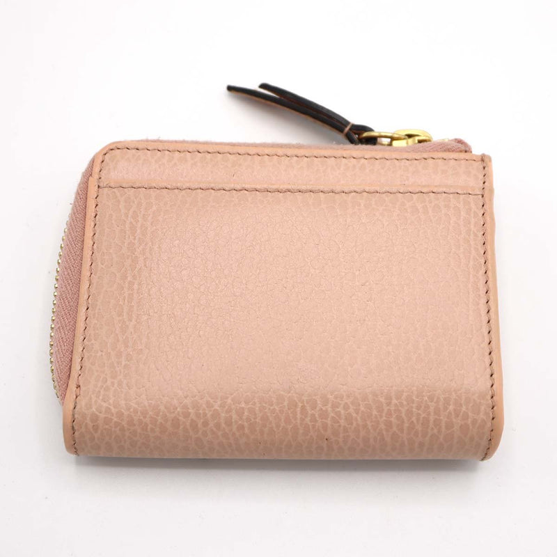 GUCCI グッチ GG マーモント L字 ジップアラウンド 財布 ジップウォレット ピンク カードケース H21010