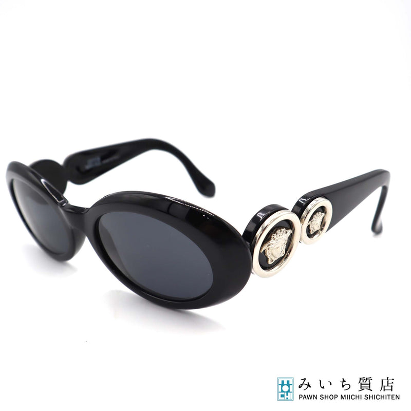 GIANNI VERSACE ジャンニ ヴェルサーチ サングラス メデューサ MOD.527 COL.N52 ブラックカラー ケース付 H13257