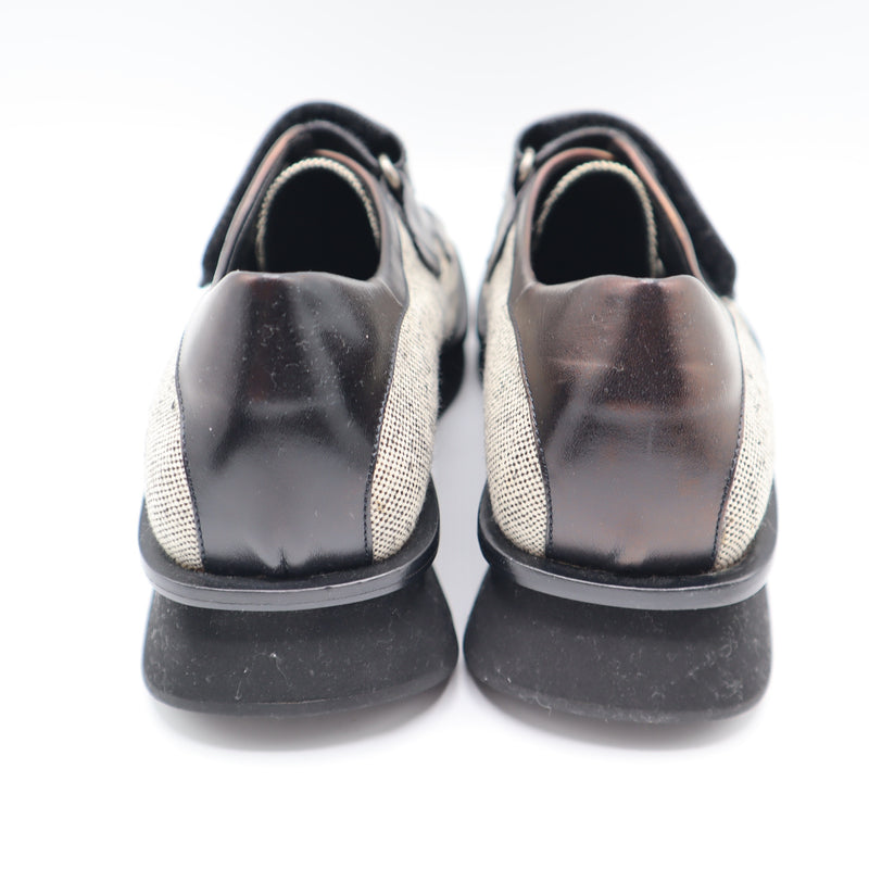 PRADA プラダ スクエアトゥーシューズ グレー系 メンズ 靴 H1454