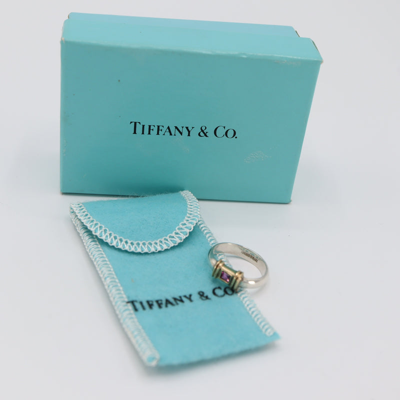 TIFFANY&Co. ティファニー リング SV925 14K ルビー 約3.4g コンビカラー アクセサリー 22k507-5