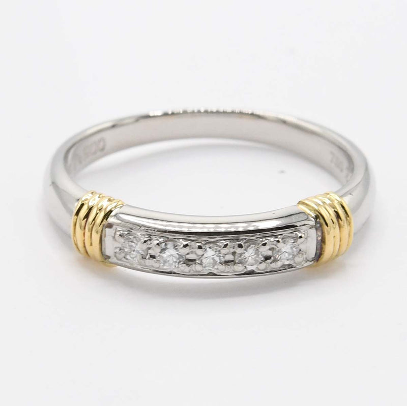 仕上げ済 Christian Dior クリスチャンディオール リング PT900/K18 D