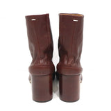 Maison Margiela メゾンマルジェラ TABI 足袋 ブーツ サイズ38 24cm レザー ブラウン系 靴 箱あり M4439