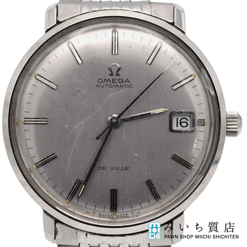 腕時計 稼働 OMEGA オメガ DE VILLE デビル 166033-TOOL 106 AT 自動巻き シルバー色文字盤 H5575