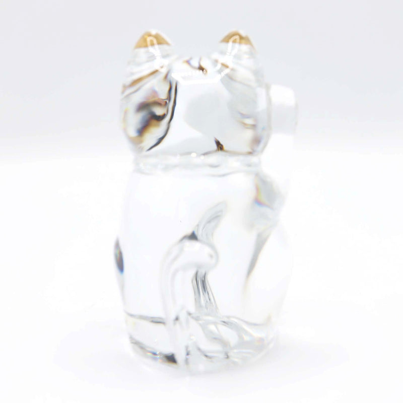 Baccarat バカラ 招き猫 置物 インテリア 箱有 M4040