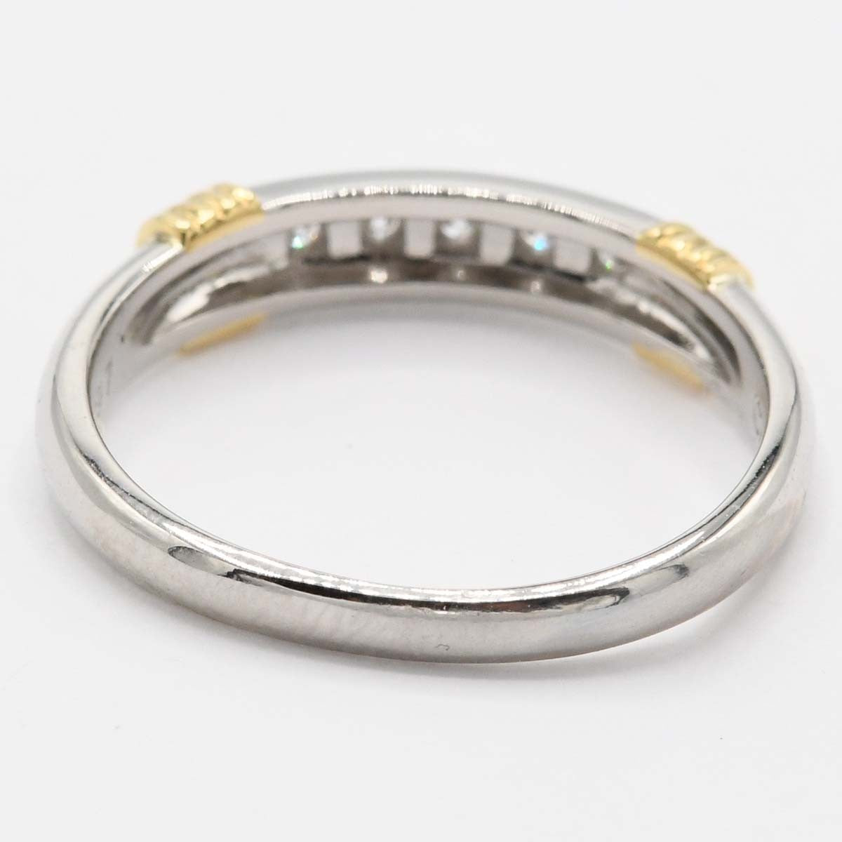 仕上げ済 Christian Dior クリスチャンディオール リング PT900/K18 D 仕上げ済 Christian Dior クリスチャンディオール リング PT900/K18 D