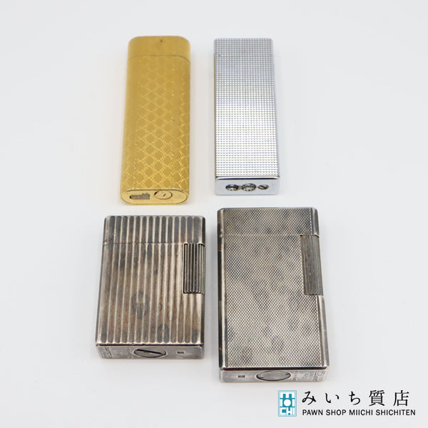 着火未確認 ガス ライター 4つセット まとめ売り S.T.Dupont デュポン Cartier カルティ Hadoson ハドソン 喫煙グッズ ブランド色々 H4751-7