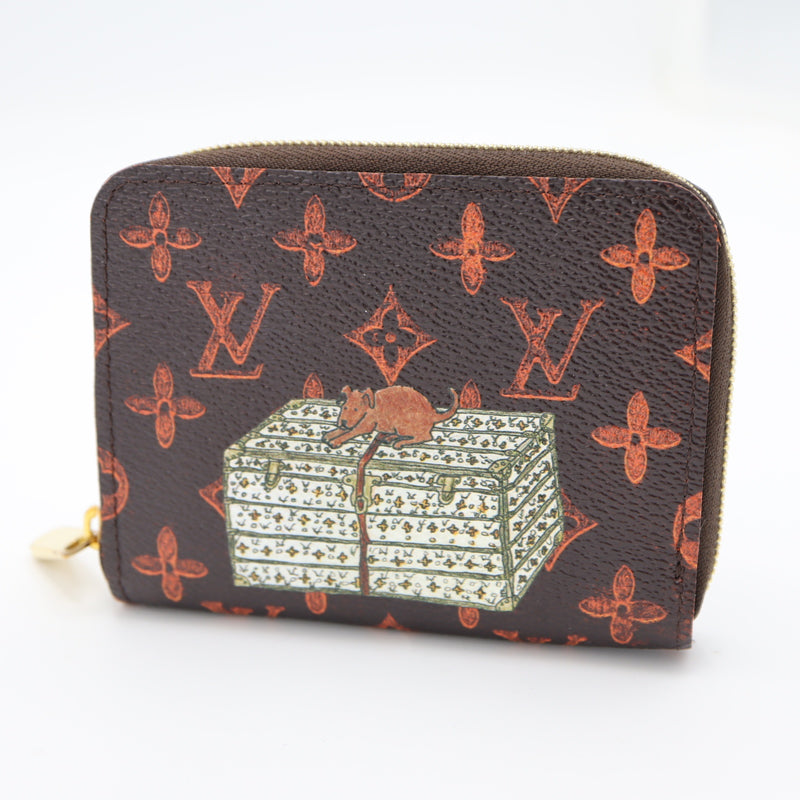 LOUIS VUITTON ルイヴィトン LV M63883 キャットグラム ジッピーコインパース コインケース ミニ財布 モノグラム 箱あり M4157