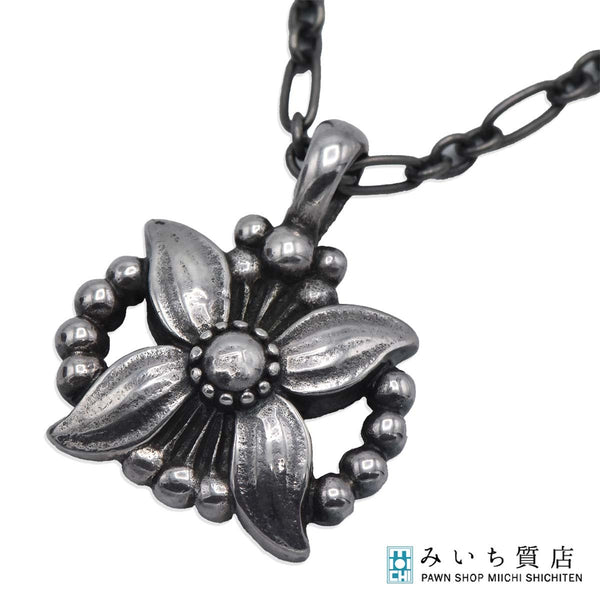 GEORG JENSEN ジョージジェンセン ネックレス ヘリテージ 1998 シルバー 925 約11.8g 箱有 H8233-5