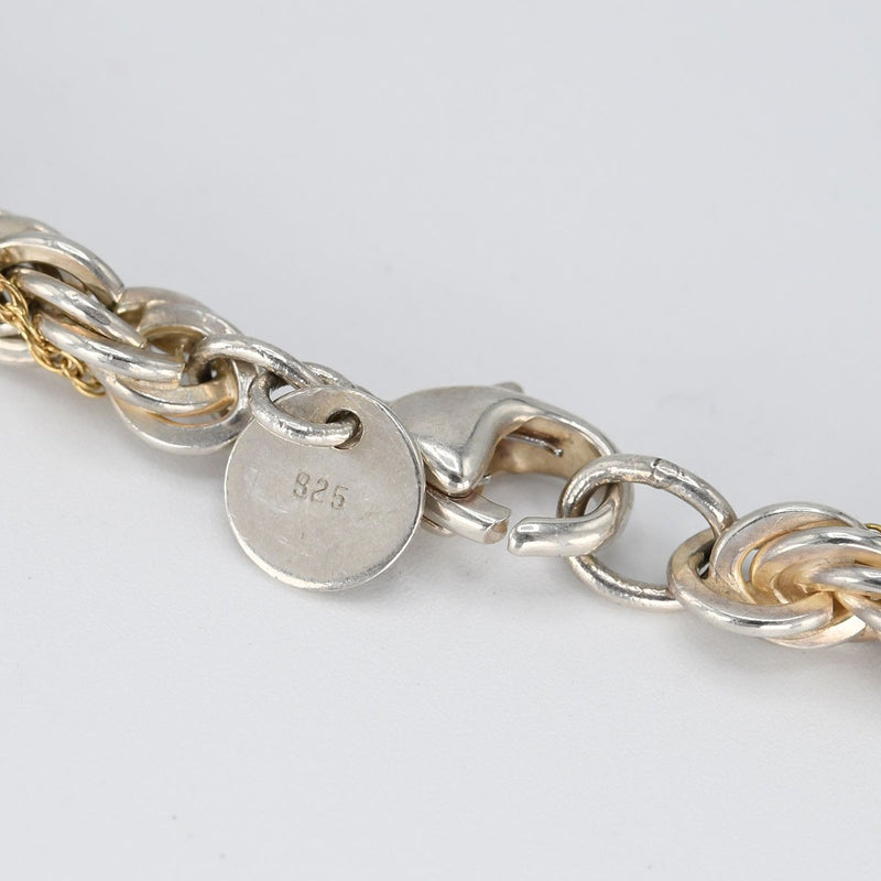 TIFFANY＆Co. ティファニー ツイスト ロープ スクリュー ブレス ブレスレット 925 シルバー 約13.3g アクセサリー レディース k329
