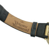 稼働 腕時計 Vivienne Westwood ヴィヴィアンウエストウッド VV246BKBK QZ 黒色文字盤 箱 2026.7月電池 ok1701