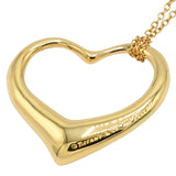 TIFFANY＆Co. ティファニー ネックレス オープンハート エルサペレッティ アクセサリー 18k 箱あり 総重量約13.4g H18261