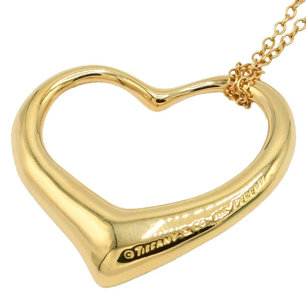 TIFFANY＆Co. ティファニー ネックレス オープンハート エルサペレッティ アクセサリー 18k 箱あり 総重量約13.4g H18261