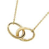 仕上済 TIFFANY＆Co. ティファニー ネックレス ダブルループ 750 約4g ジュエリー◆ k1367