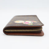 LOUIS VUITTON ルイヴィトン LV M61729 村上隆 ポルトモネジップ モノグラム ウォレット 長財布 M3828