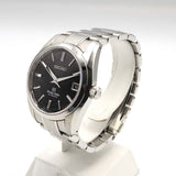 稼働 腕時計 SEIKO セイコーGS グランドセイコー メカニカル SBGR053 自動巻き 9S65-00B0 黒文字盤 箱保コマ取説 H24280