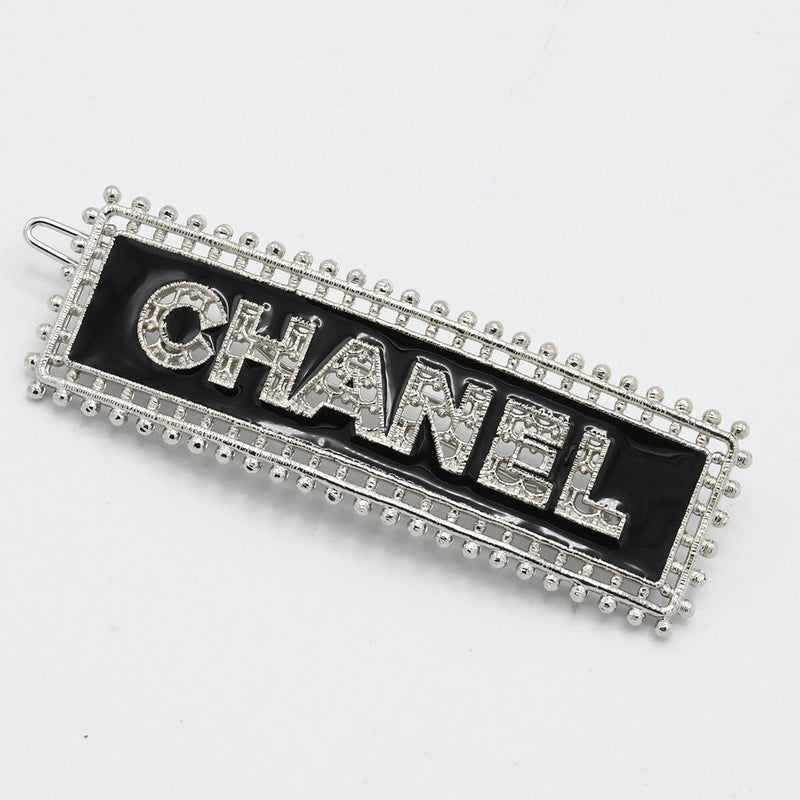 CHANEL シャネル P23 バレッタ ヘアクリップ ロゴ ヘアアクセ