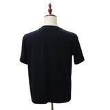 BURBERRY バーバリー Tシャツ 半袖 ノバチェック チェックラベルロゴ ワンポイント クルーネック  Lサイズ ブラック H23293