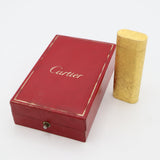 Cartier カルティエ ガスライター ゴールドカラー オーバル 喫煙具 着火未確認 箱有 yo1261