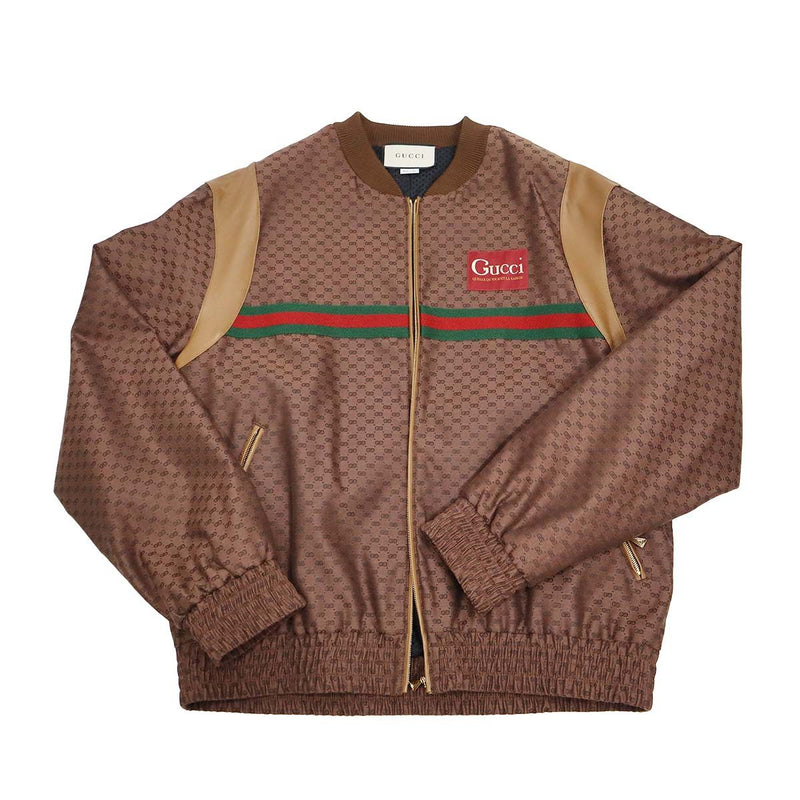GUCCI グッチ ボンバージャケット シェリーライン GG柄 サイズL メンズ ブルゾン アウター 24s1033-10