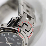 稼働 腕時計 HERMES エルメス クリッパー  CL4.210 黒文字盤 クォーツ レディース H21920