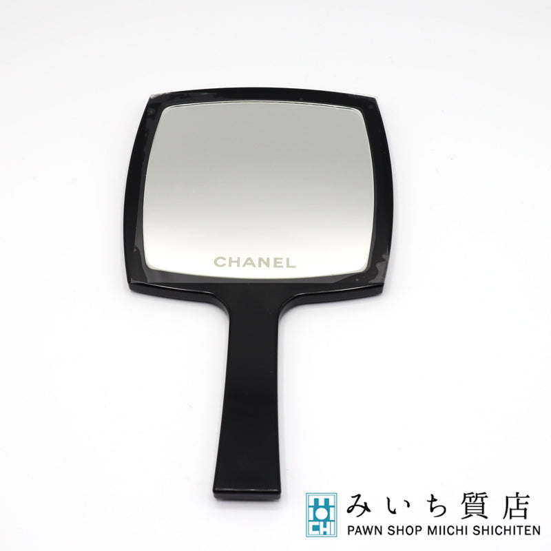 CHANEL シャネル 手鏡 2009年 ノベルティ ブラック 非売品 ファッション 小物 22k67-5
