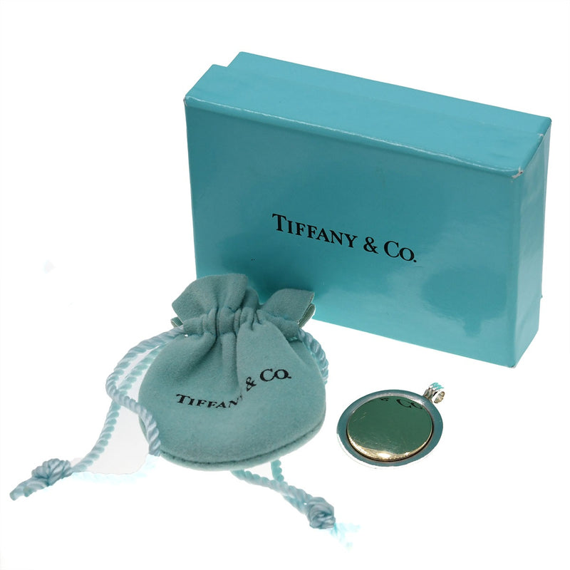TIFFANY＆Co. ティファニー コイン プレート トップ ペンダント ネックレス 18KT STERLING コンビ 約11g 箱・保管袋有 H13796