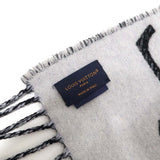 LOUIS VUITTON ルイヴィトン エセンシャル シャイン エシャルプ マフラー M78159 ストール ブラック 25k1176-6