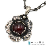 GEORG JENSEN ジョージジェンセン ネックレス 2002 イヤーペンダント ガーネット 925 約12.2g アクセサリー yo686
