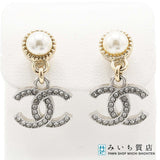 CHANEL シャネル ピアス B24K ココマーク フェイクパール ジュエリー アクセサリー レディース 箱 ok1758