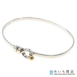 TIFFANY&Co. ティファニー ブレス バングル フック&アイ 750 925 約9.2g アクセサリー 箱袋 k481