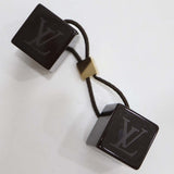 LOUIS VUITTON LV ルイヴィトン ヘアゴム キューブ ヘアアクセサリー ブラウン系 袋 H23819