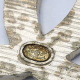 CHANEL シャネル ブローチ ココマーク ボーダー A19 ブルー×ゴールドカラー 服飾小物 アクセサリー 箱有 H.111