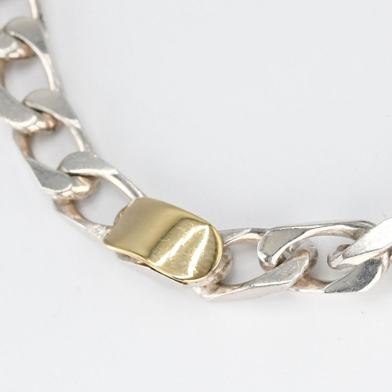 TIFFANY＆Co. ティファニー 喜平 ブレスレット ブレス K18 925 18cm 約12.1g コンビ ゴールド シルバー アクセサリー 20k79-87